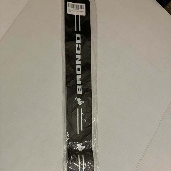 Fit Bronco Door Sill Protector Sticker 4PCS Car Door Pad - Picture 1 of 2